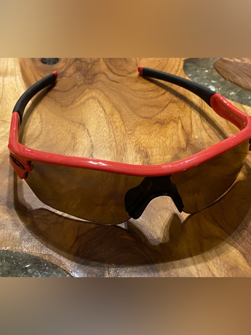 Sporty Pink and Black Wrap Sunglasses with Black Lens